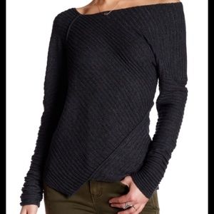 Free People Love and Harmony Asymmetrical Sweater